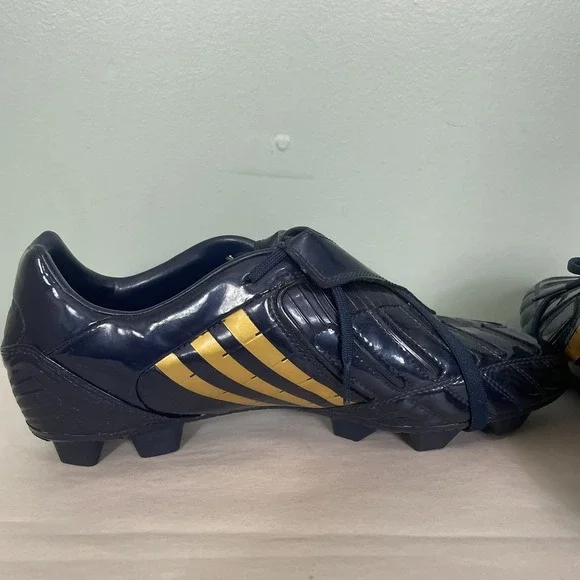 Adidas Absolado TRX FG Predator David Beckham 075613 Size 11 Navy Gold Soccer